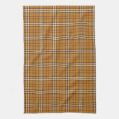 Serviette de cuisine Tartan Or (Vertical)