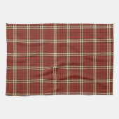 Serviette de cuisine Tartan Rouge (Horizontal)