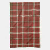Serviette de cuisine Tartan Rouge (Vertical)