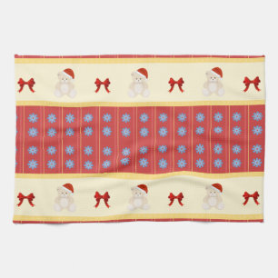 Serviette de cuisine Teddy Noël