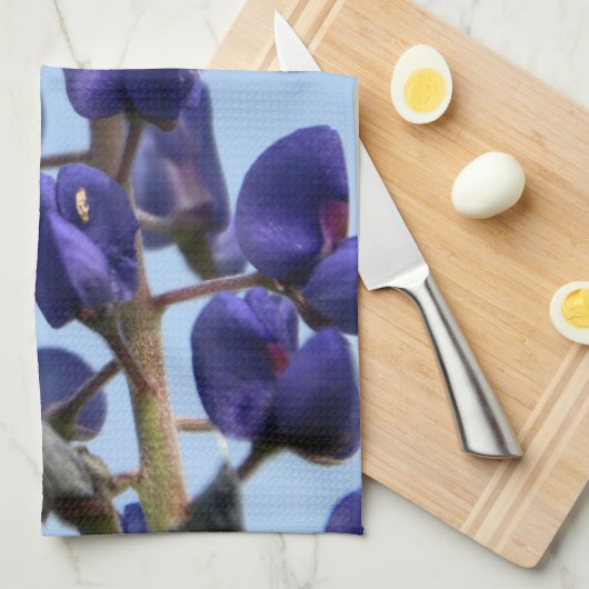 Serviette de cuisine Texas Bluebonnet (Quart Plié)