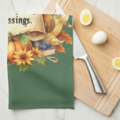 Serviette de cuisine Thanksgiving Blessen (Quart Plié)