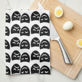 Serviette de cuisine théâtrale (Quart Plié)