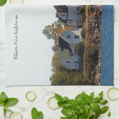 Serviette de cuisine Tibbetts Point Lighthouse (Plié)