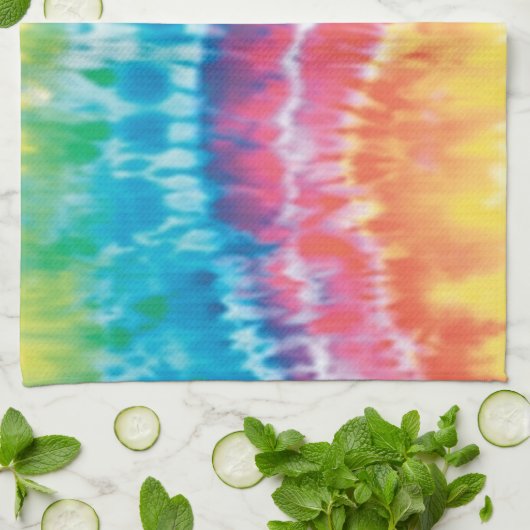 Serviette de cuisine Tie Dye (Plié)