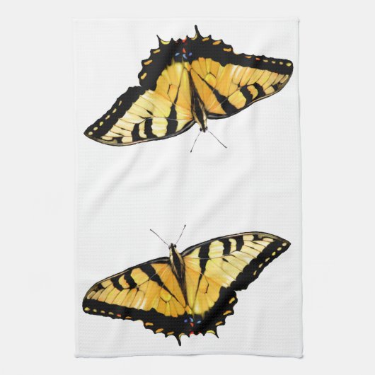 Serviette de cuisine Tiger Swallowtail (Vertical)