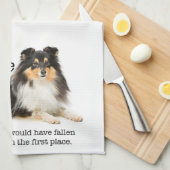 Serviette de cuisine Timmy's Blue Merle Sheltie (Quart Plié)