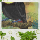 Serviette de cuisine Toco Toucan Tropical (Plié)
