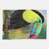 Serviette de cuisine Toco Toucan Tropical (Horizontal)