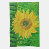 Serviette de cuisine tournesol (Vertical)