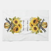 Serviette de cuisine tournesol (Horizontal)