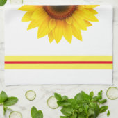 Serviette de cuisine tournesol (Plié)