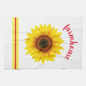 Serviette de cuisine tournesol (Horizontal)