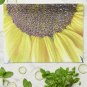 Serviette de cuisine Tournesol Jaune (Plié)