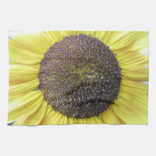 Serviette de cuisine Tournesol Jaune (Horizontal)