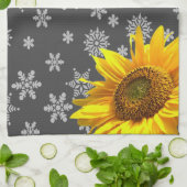 Serviette de cuisine Tournesol Snowflake (Plié)