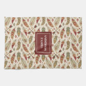 Serviette de cuisine tribale autochtone personnali (Horizontal)