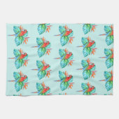 Serviette de cuisine Tropical Macaw Parrot (Horizontal)