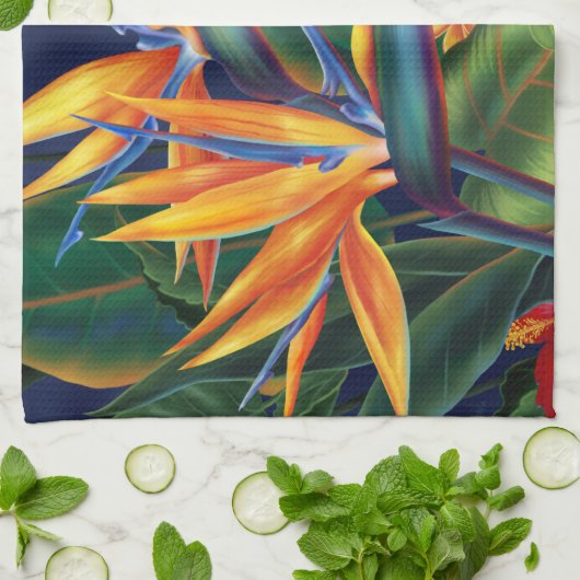 Serviette de cuisine Tropical Paradise (Plié)