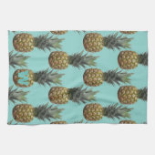 Serviette de cuisine Tropical Pineapple Fruit Mono (Horizontal)