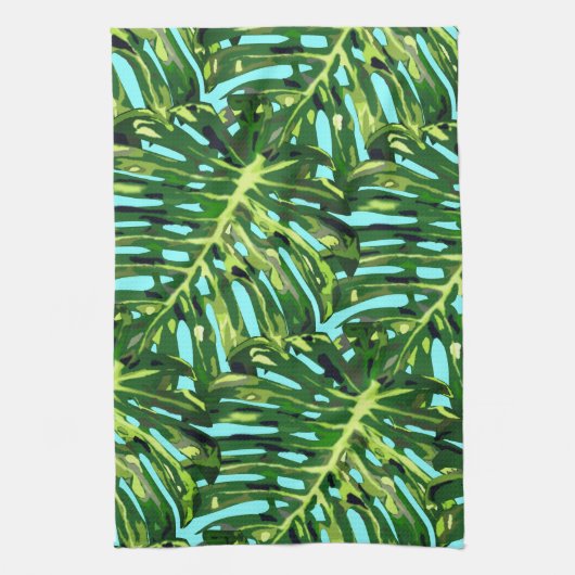 Serviette de cuisine tropicale (Vertical)