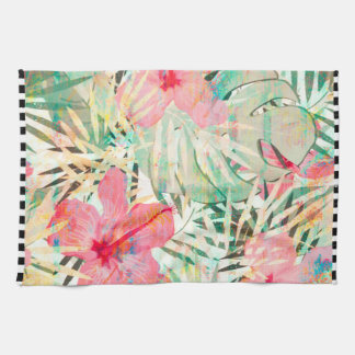 Serviette de cuisine tropicale Hibiscus Fleur