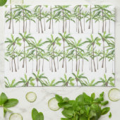 Serviette de cuisine tropicale Palm Tree (Plié)