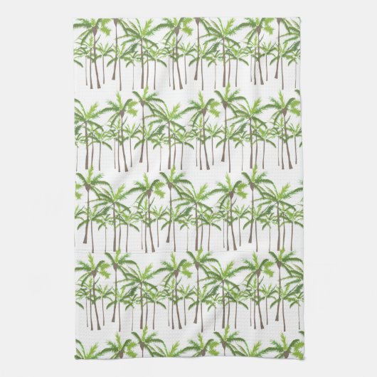 Serviette de cuisine tropicale Palm Tree (Vertical)