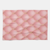 Serviette de cuisine Tufted Diamonds or rose (Horizontal)