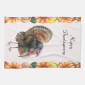Serviette de cuisine Turquie Thanksgiving (Horizontal)