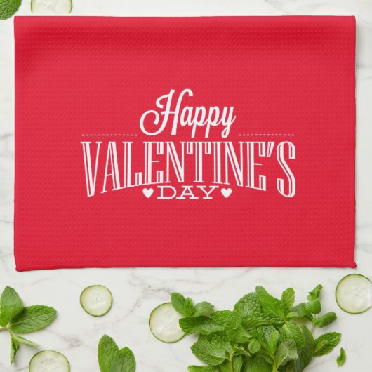 Serviette de cuisine Valentine (Plié)