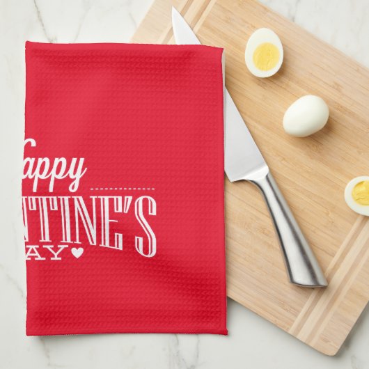 Serviette de cuisine Valentine (Quart Plié)