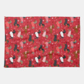 Serviette de cuisine Valentine Dachshund (Horizontal)