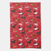 Serviette de cuisine Valentine Dachshund (Vertical)