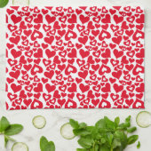 Serviette de cuisine Valentine Hearts (Plié)