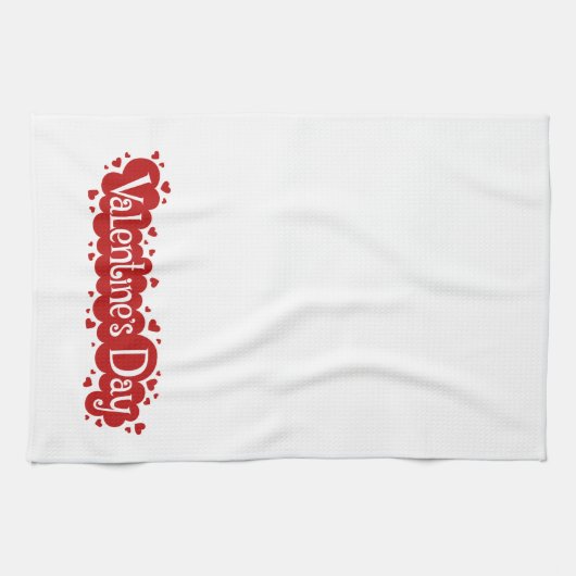 Serviette de cuisine Valentine Hearts (Horizontal)