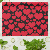 Serviette de cuisine Valentine Hearts (Plié)