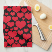 Serviette de cuisine Valentine Hearts (Quart Plié)