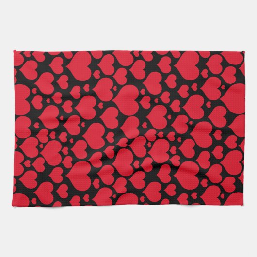 Serviette de cuisine Valentine Hearts (Horizontal)