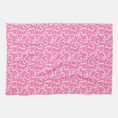 Serviette de cuisine Valentine Hearts (Horizontal)