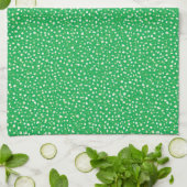 Serviette de cuisine verte (Plié)