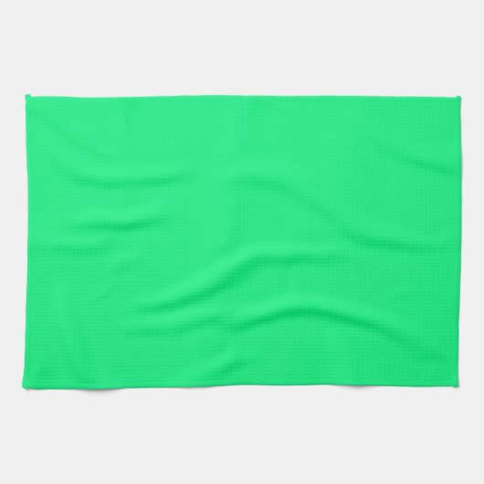 Serviette de cuisine verte et brillante (Horizontal)
