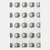 Serviette de cuisine vintage de crâne (Vertical)