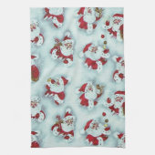 Serviette de cuisine vintage du Père Noël (Vertical)