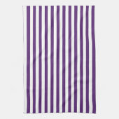 Serviette de cuisine violet et blanc (Vertical)