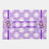 Serviette de cuisine violet Sun fairy (Horizontal)
