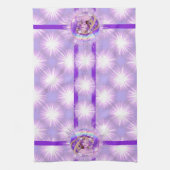 Serviette de cuisine violet Sun fairy (Vertical)