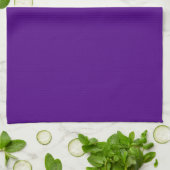 Serviette de cuisine violette élégant (Plié)