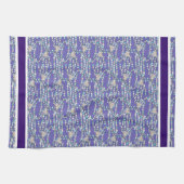 Serviette de cuisine violette Ocean Mermaid (Horizontal)