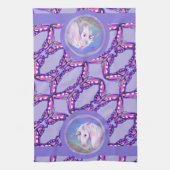 Serviette de cuisine violette Paradise (Vertical)